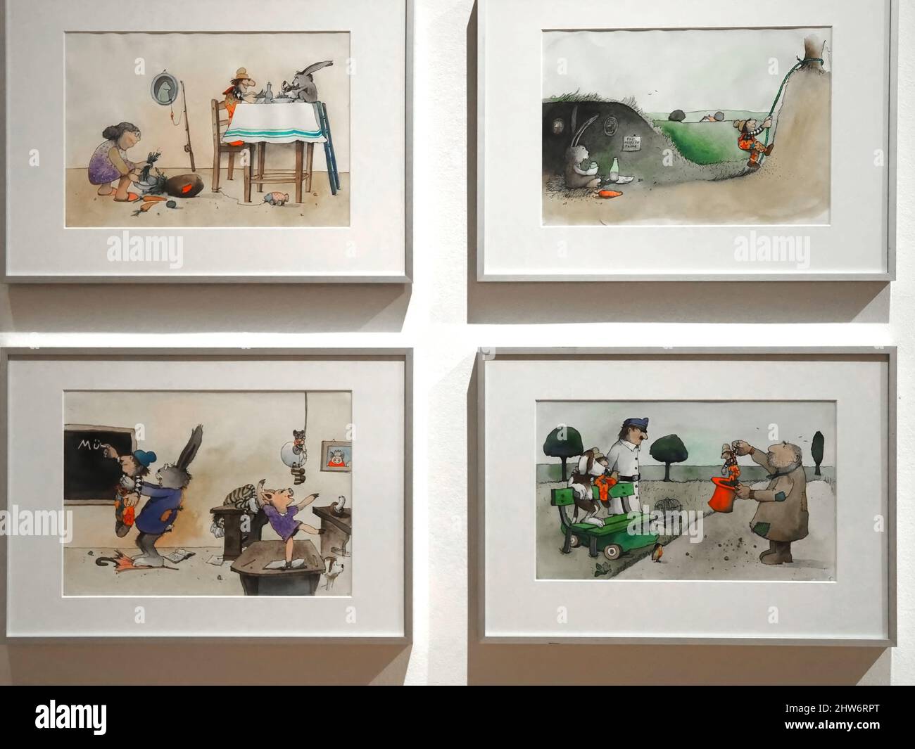 Schöne Kunstsammlung des MKG Museum für Kunst und Gewerbe in Hamburg - Janosch Stockfoto