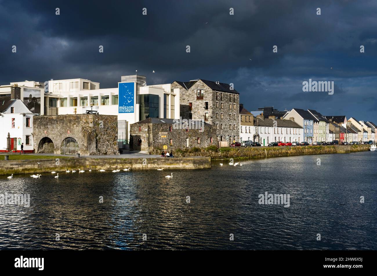 The Claddagh, River Corrib, Galway City, Irland Stockfoto