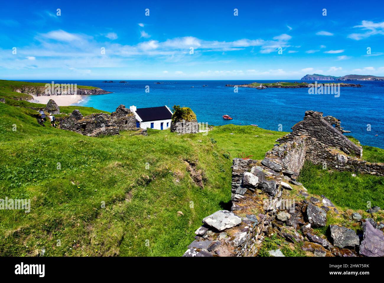 Great Blasket Island, Dingle, County, Kerry, Irland Stockfoto