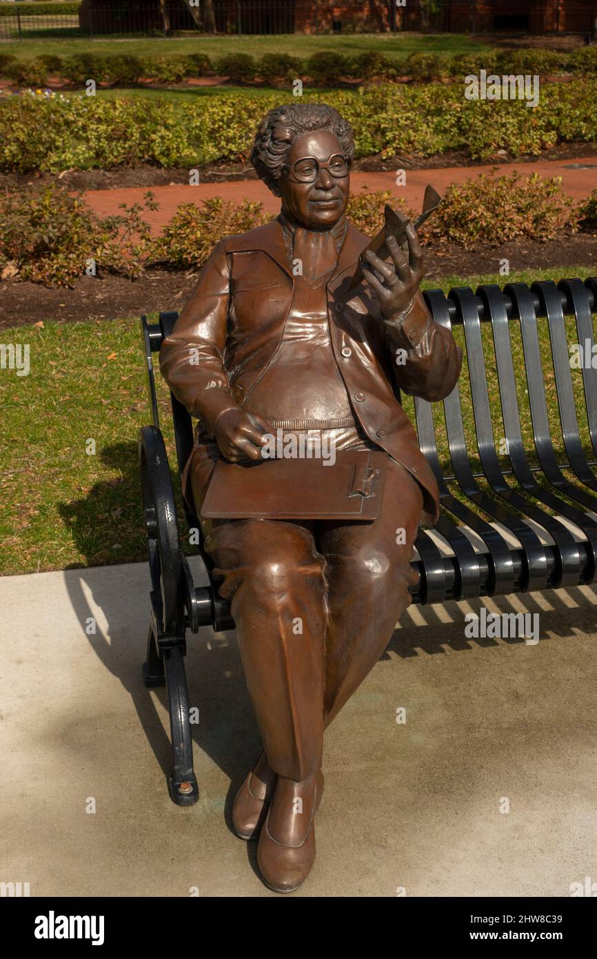 Ikonische Skulpturen im Hampton University Legacy Park Hampton Virginia Stockfoto