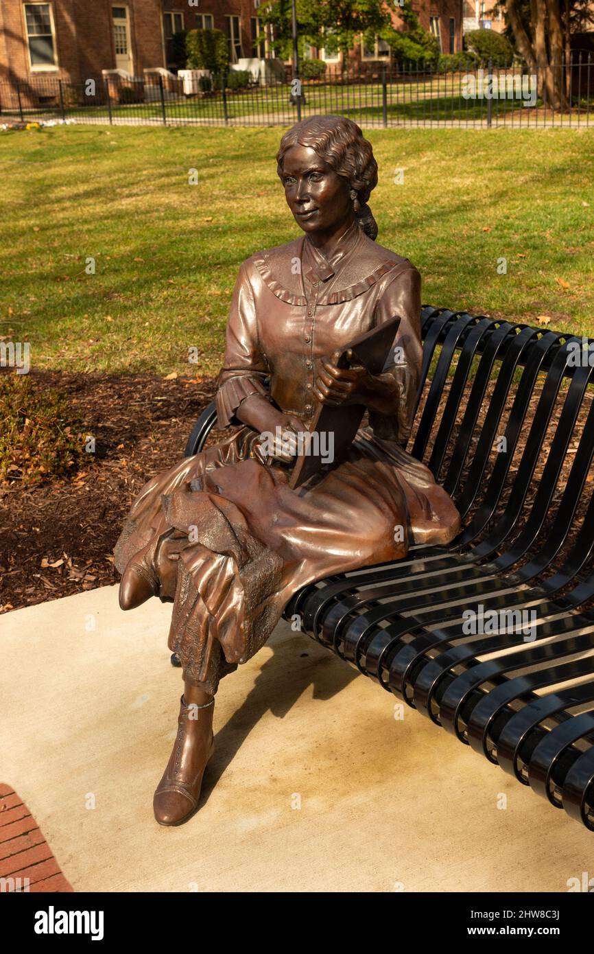 Ikonische Skulpturen im Hampton University Legacy Park Hampton Virginia Stockfoto