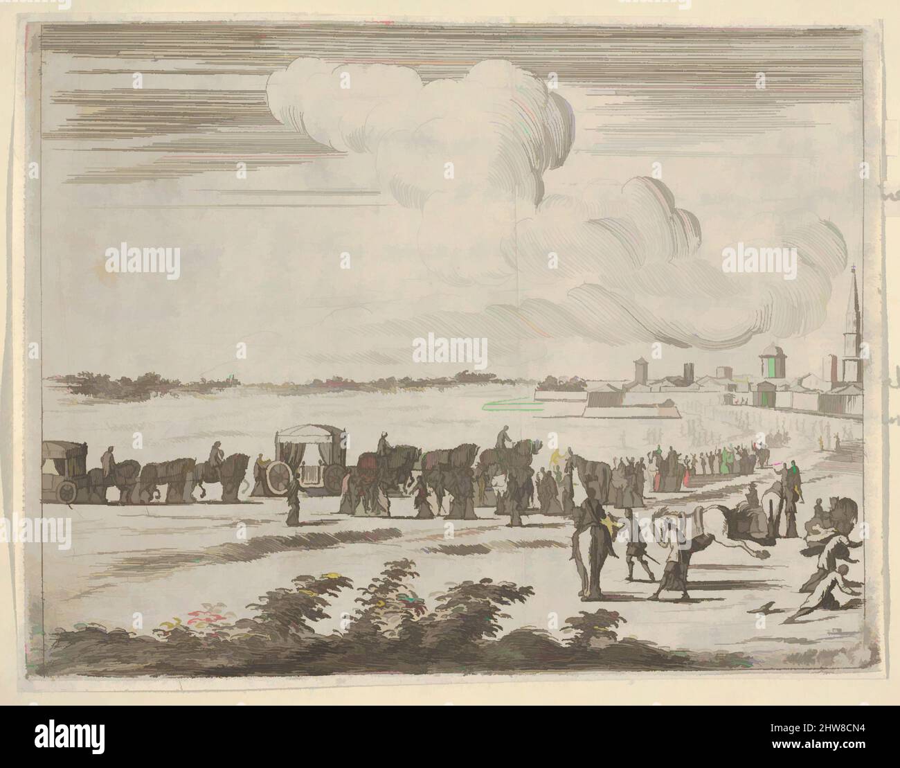 Kunst, inspiriert von Francesco I d'Este, stellt sich auf Wunsch von Papst Urban VIII. Schnell zur Verfügung, von L'idea di un Principe ed Eroe Cristiano in Francesco i d'Este, di Modena e Reggio Duca VIII ..., 1659, Radierung, Blatt: 4 13/16 × 6 3/16 in. (12,3 × 15,7 cm), Drucke, Bartolomeo, Klassische Werke, die von Artotop mit einem Schuss Moderne modernisiert wurden. Formen, Farbe und Wert, auffällige visuelle Wirkung auf Kunst. Emotionen durch Freiheit von Kunstwerken auf zeitgemäße Weise. Eine zeitlose Botschaft, die eine wild kreative neue Richtung verfolgt. Künstler, die sich dem digitalen Medium zuwenden und die Artotop NFT erschaffen Stockfoto