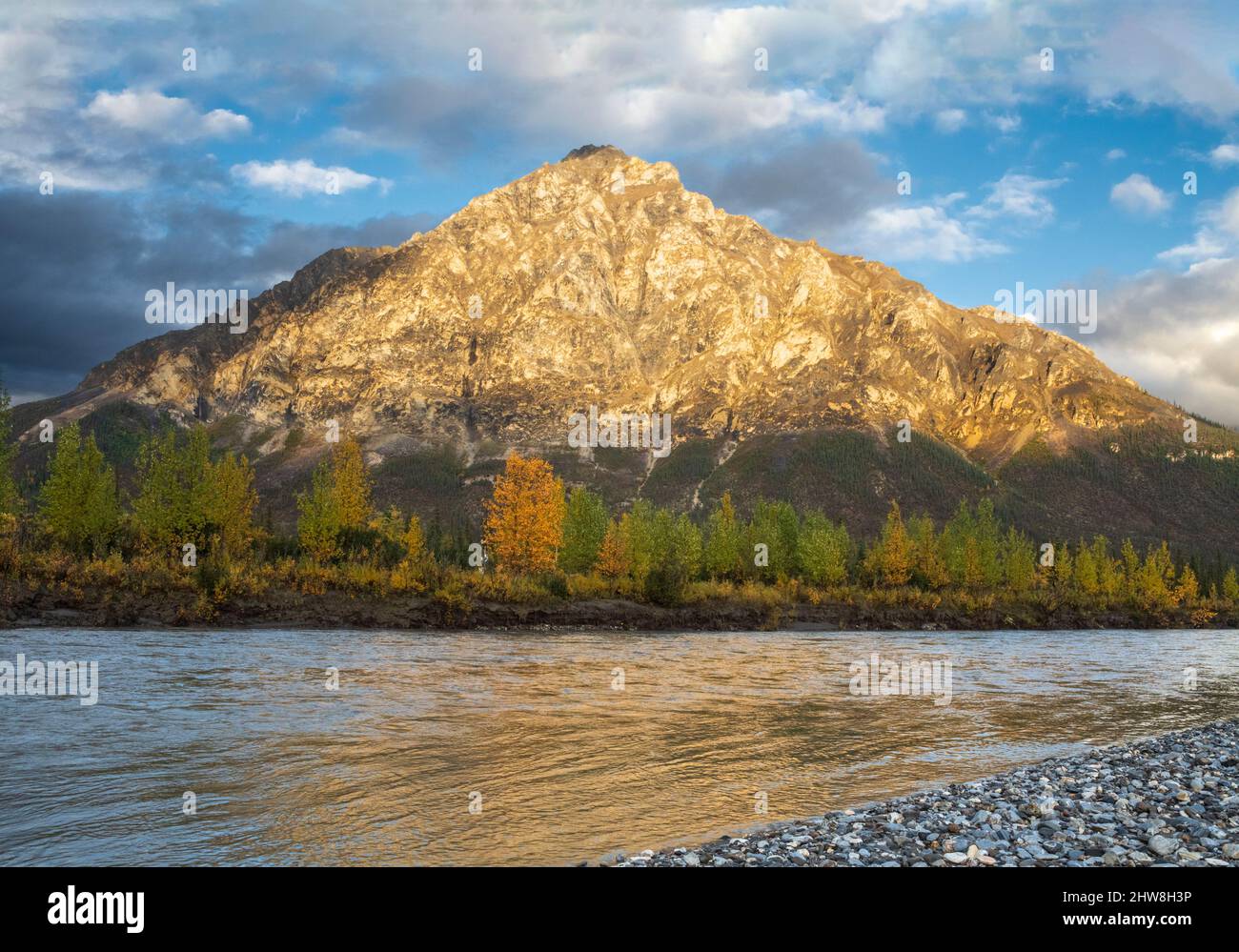 Nordamerika; Usa; Alaska; Polarkreis; Brooks Range Mountains; Herbst; Mount Dillon, Stockfoto