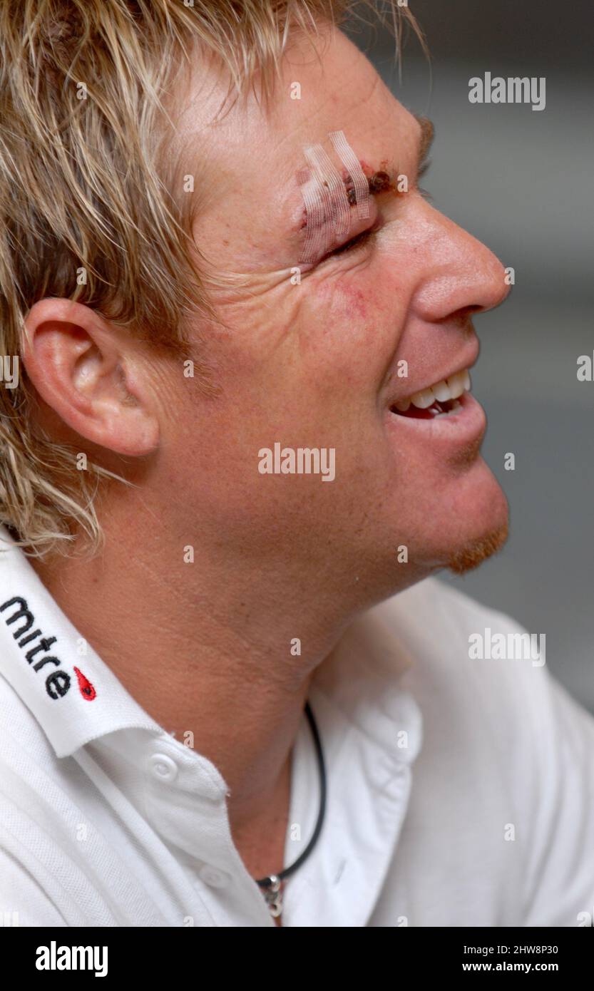 Shane Warne, Buchunterzeichnung, Waterstones, Leadenhall Market, London. VEREINIGTES KÖNIGREICH Stockfoto