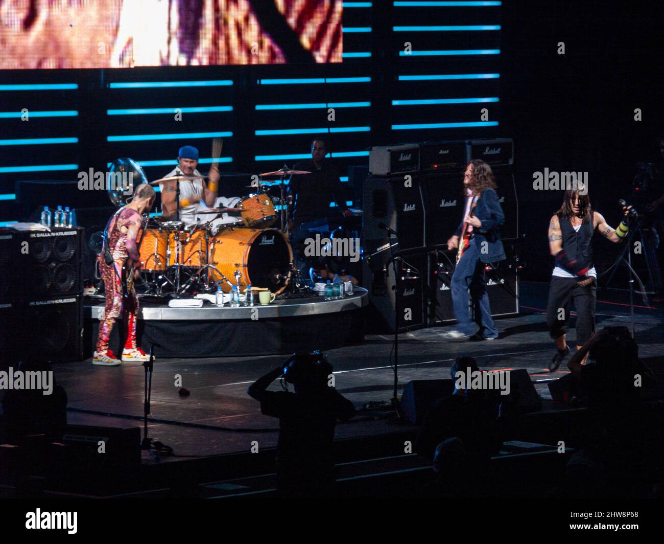 Red Hot Chili Peppers Stadium Arcadium World Tout im MetLife-Stadion in East Rutherford, NJ Stockfoto