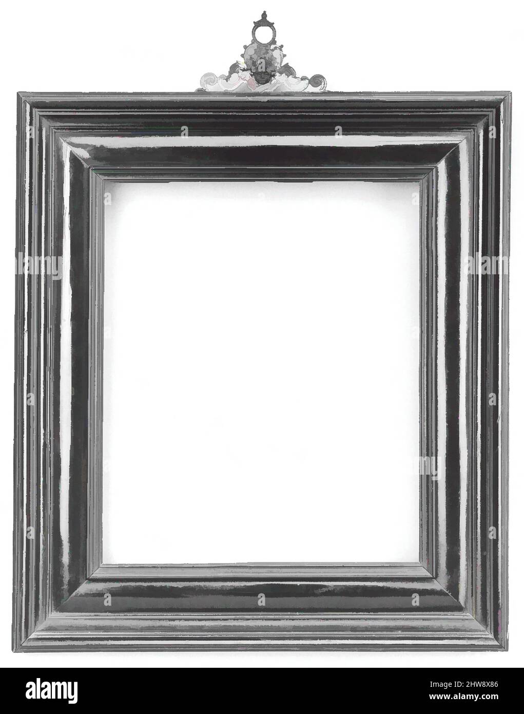 Kunst inspiriert von Cassetta Rahmen, Ende 19. Jahrhundert, Stil Mitte 16. Jahrhundert, Italienisch, Venetien, Pappel halbgeläppter Rückrahmen mit aufgebrachten Ebenholz- und ebonisierten Perlholzleisten., 43,5 x 38,5, 30 x 24,7, 31 x 26 cm., Rahmen, Klassische Werke, die von Artotop mit einem Schuss Moderne modernisiert wurden. Formen, Farbe und Wert, auffällige visuelle Wirkung auf Kunst. Emotionen durch Freiheit von Kunstwerken auf zeitgemäße Weise. Eine zeitlose Botschaft, die eine wild kreative neue Richtung verfolgt. Künstler, die sich dem digitalen Medium zuwenden und die Artotop NFT erschaffen Stockfoto