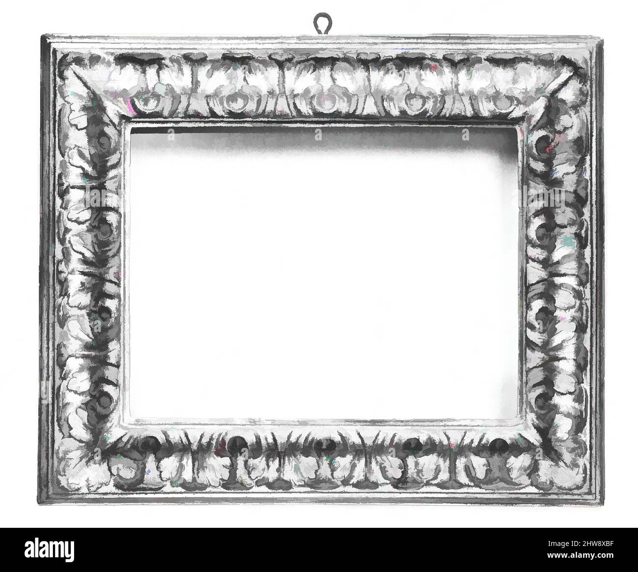 Kunst inspiriert von Reverse-Ogee-Rahmen, Ende 19. Jahrhundert (Stil 17. Jahrhundert), Süditalien, Pappel, 47 x 57,5, 28,4 x 38,5, 30,6 x 41 cm., Rahmen, Classic Works modernisiert von Artotop mit einem Schuss Moderne. Formen, Farbe und Wert, auffällige visuelle Wirkung auf Kunst. Emotionen durch Freiheit von Kunstwerken auf zeitgemäße Weise. Eine zeitlose Botschaft, die eine wild kreative neue Richtung verfolgt. Künstler, die sich dem digitalen Medium zuwenden und die Artotop NFT erschaffen Stockfoto