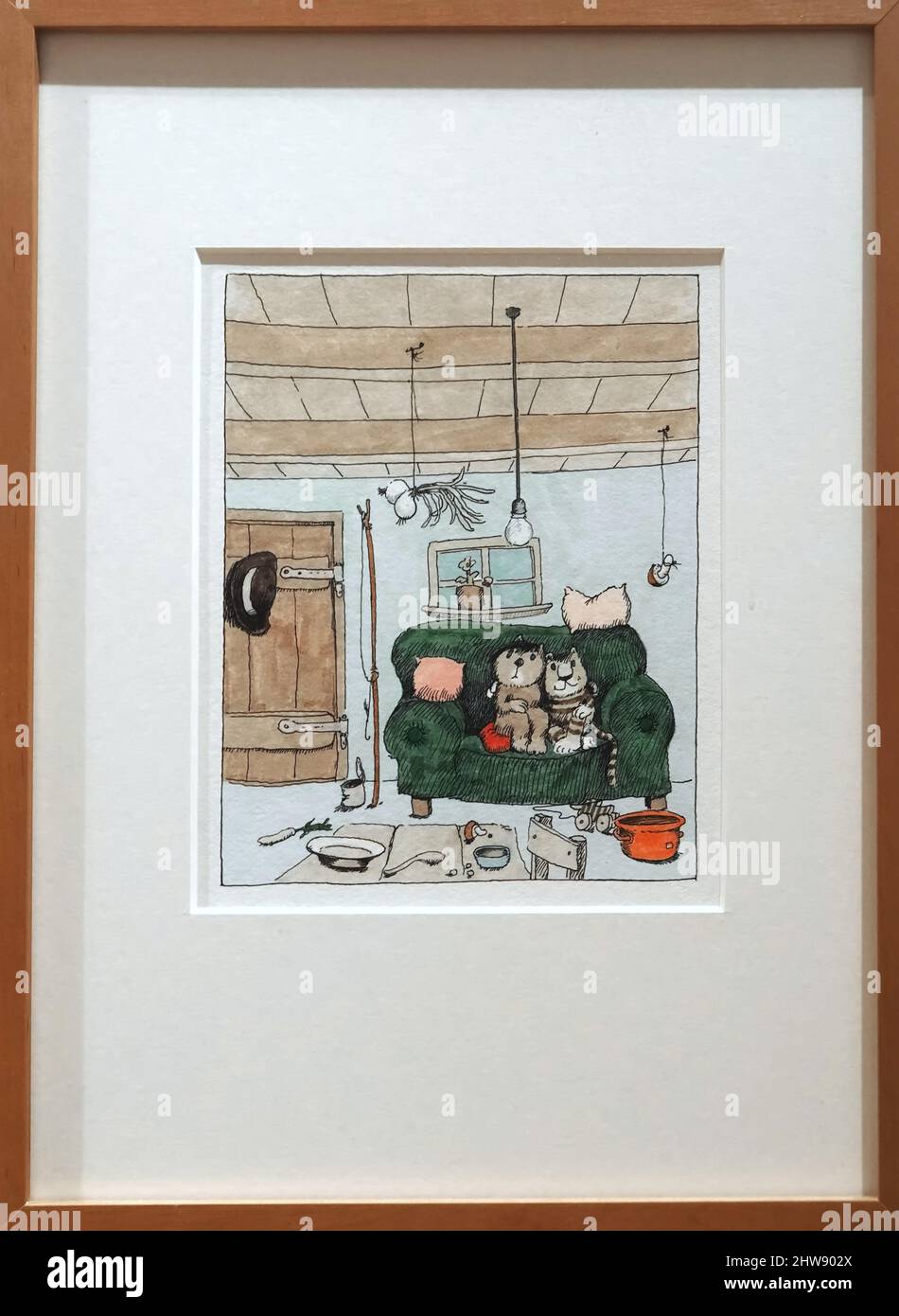 Schöne Kunstsammlung des MKG Museum für Kunst und Gewerbe in Hamburg - Janosch Stockfoto