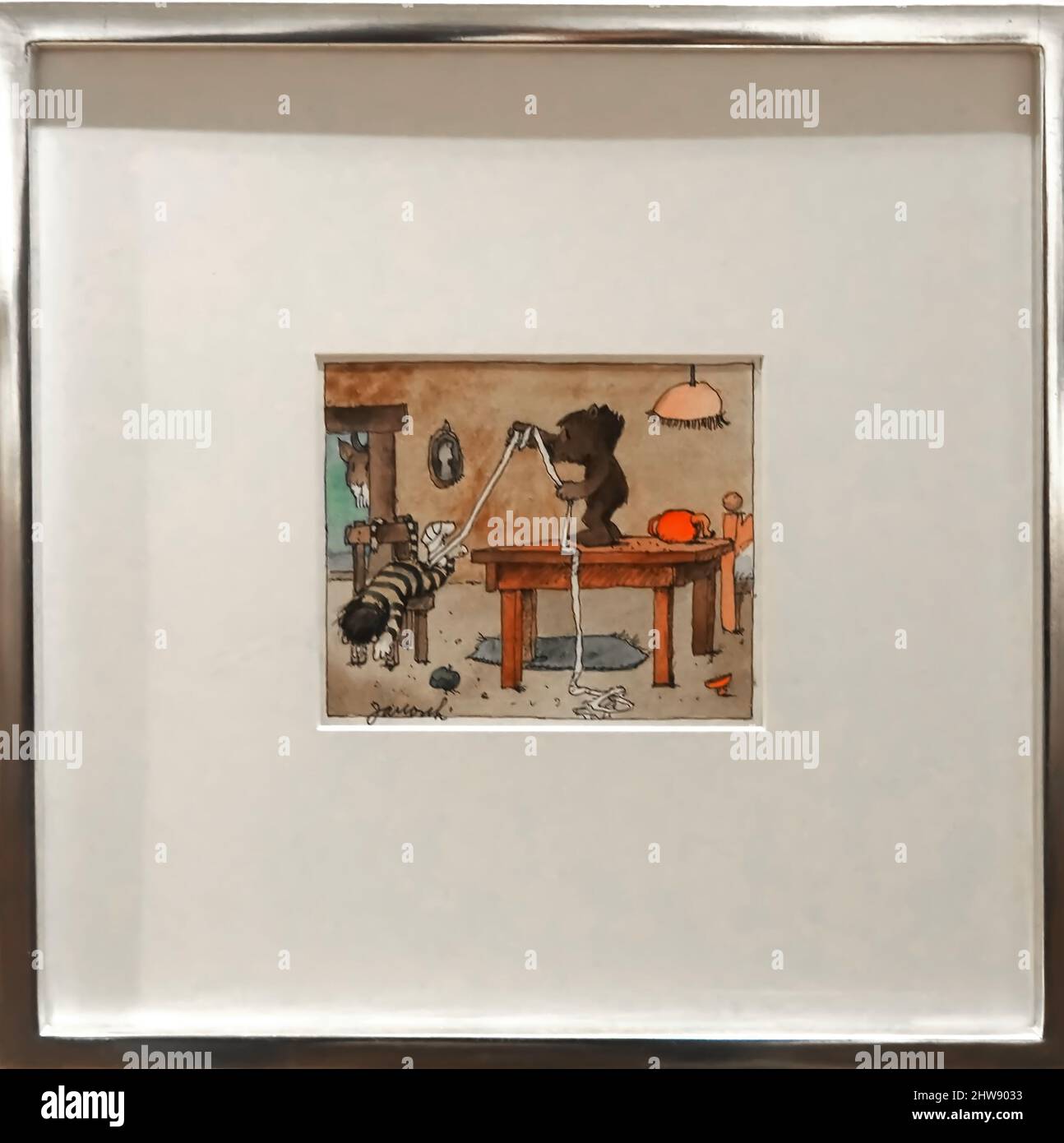 Schöne Kunstsammlung des MKG Museum für Kunst und Gewerbe in Hamburg - Janosch Stockfoto