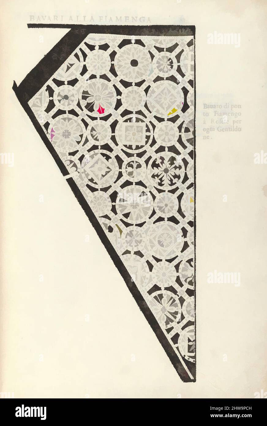 Kunst inspiriert von Zeichnungen und Drucken, Buchdrucke Ornament & Architektur, Ornamento nobile...Fatta da Lucretia Romana (Libro V der Corona, Klassische Werke von Artotop mit einem Schuss Moderne modernisiert. Formen, Farbe und Wert, auffällige visuelle Wirkung auf Kunst. Emotionen durch Freiheit von Kunstwerken auf zeitgemäße Weise. Eine zeitlose Botschaft, die eine wild kreative neue Richtung verfolgt. Künstler, die sich dem digitalen Medium zuwenden und die Artotop NFT erschaffen Stockfoto