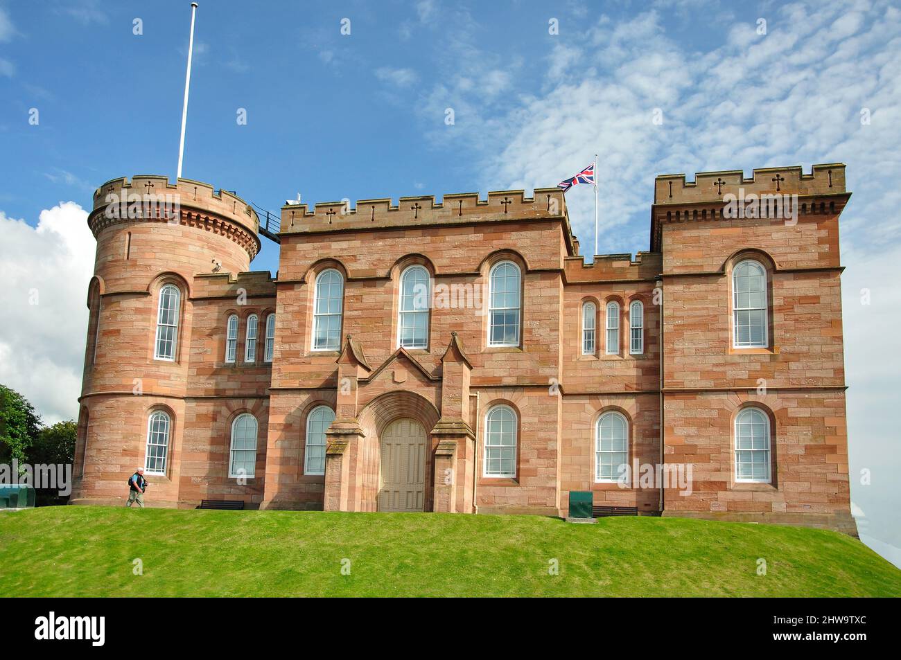 Inverness Castle, Castle Hill, Inverness, Highland, Schottland, Vereinigtes Königreich Stockfoto