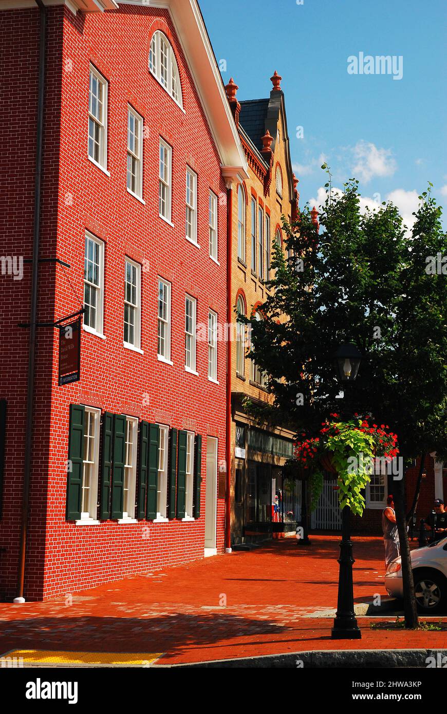 Das Willis House, in dem Abe Lincoln während des amerikanischen Bürgerkrieges die Gettysburg-Adresse schrieb Stockfoto