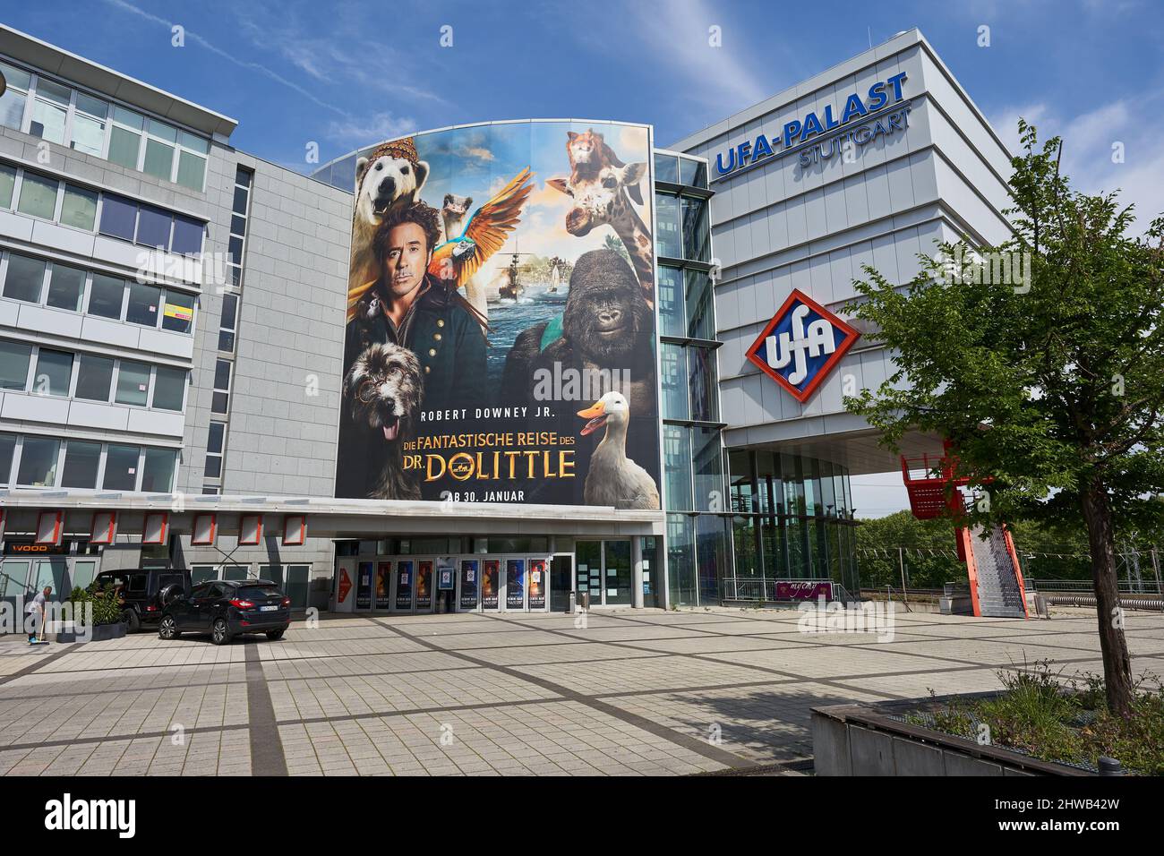 Stuttgart, 08. Mai 2020: Der UFA-Palast Stuttgart ist mit 4235 Sitzplätzen eines der größten Multiplex-Kinos in Deutschland. Stuttgart Nord, Germa Stockfoto