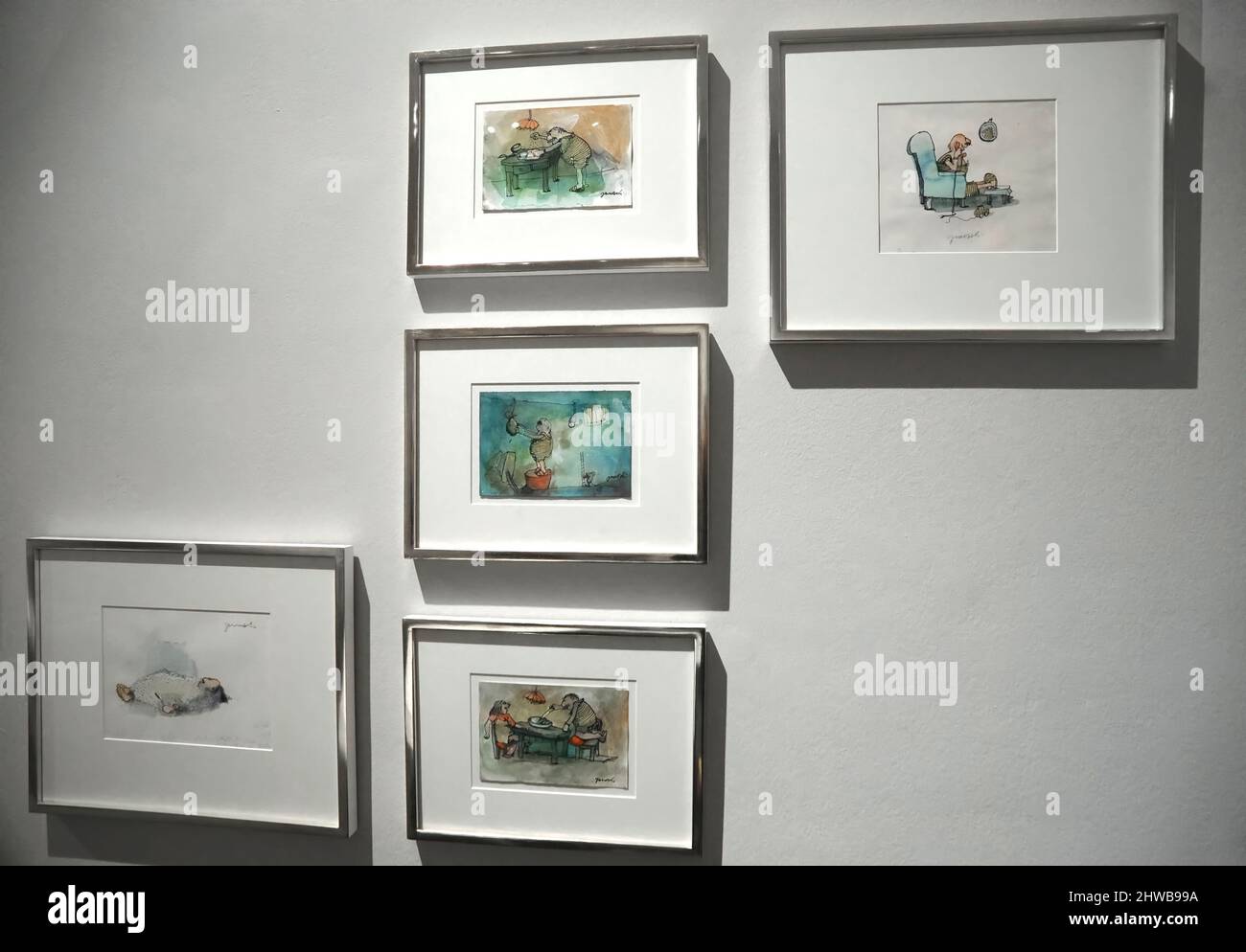 Schöne Kunstsammlung des MKG Museum für Kunst und Gewerbe in Hamburg - Janosch Stockfoto