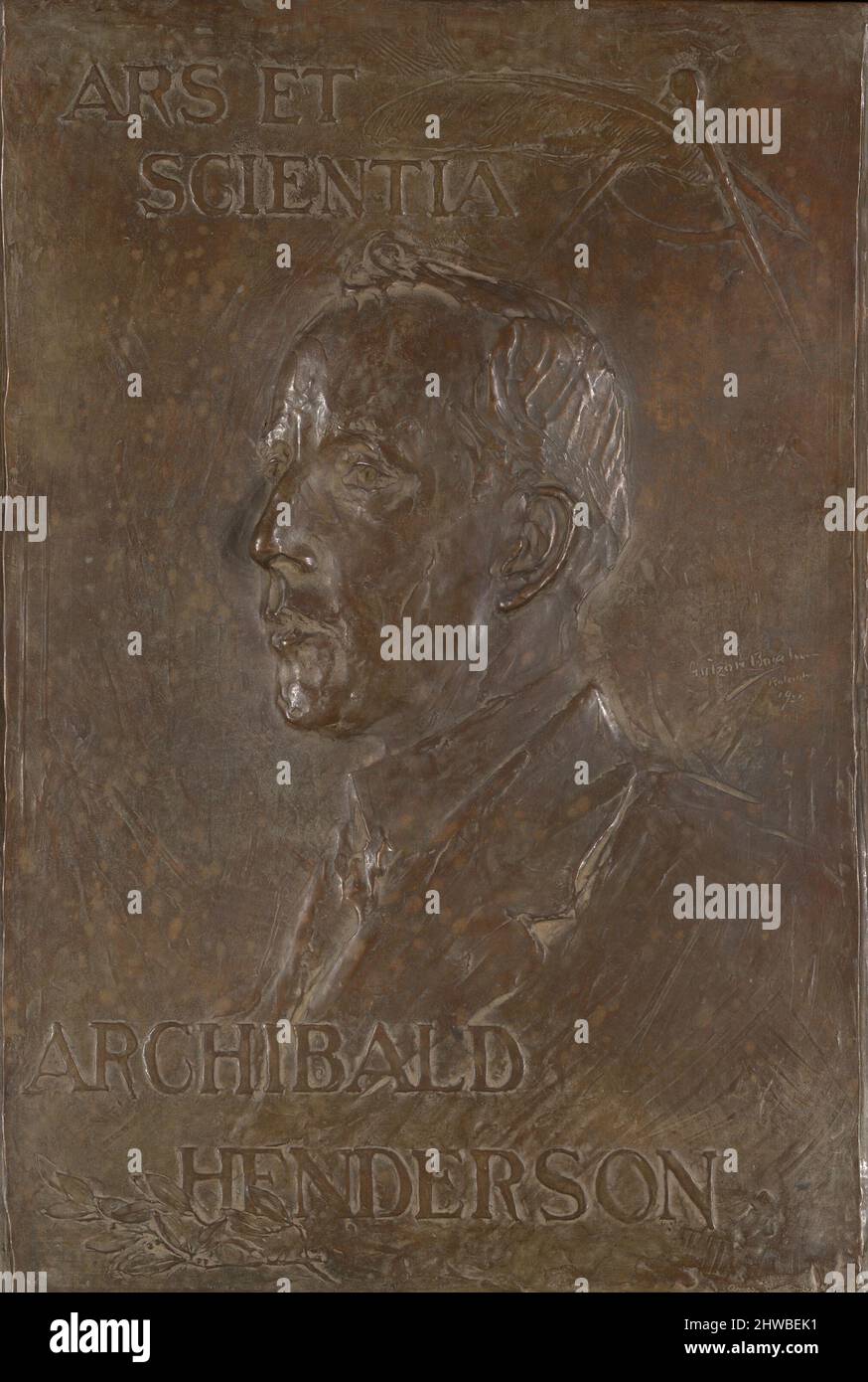 Archibald Henderson 1877-1963. Künstler: Gutzon Borglum, Amerikaner, 1867–1941 Stockfoto