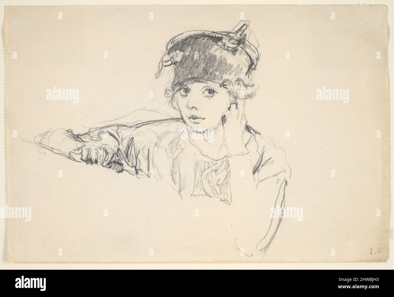 Porträt von Jane Renouardt. Künstler: Édouard Vuillard, Französisch, 1868–1940 Stockfoto