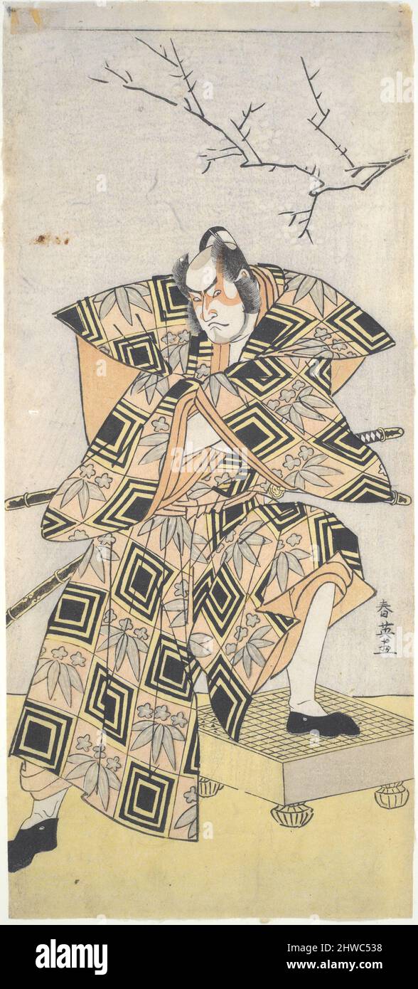Schauspieler Ichikawa Danjuro V. Künstler: Katsukawa Shun’ei, japanisch, 1762–1819 Stockfoto