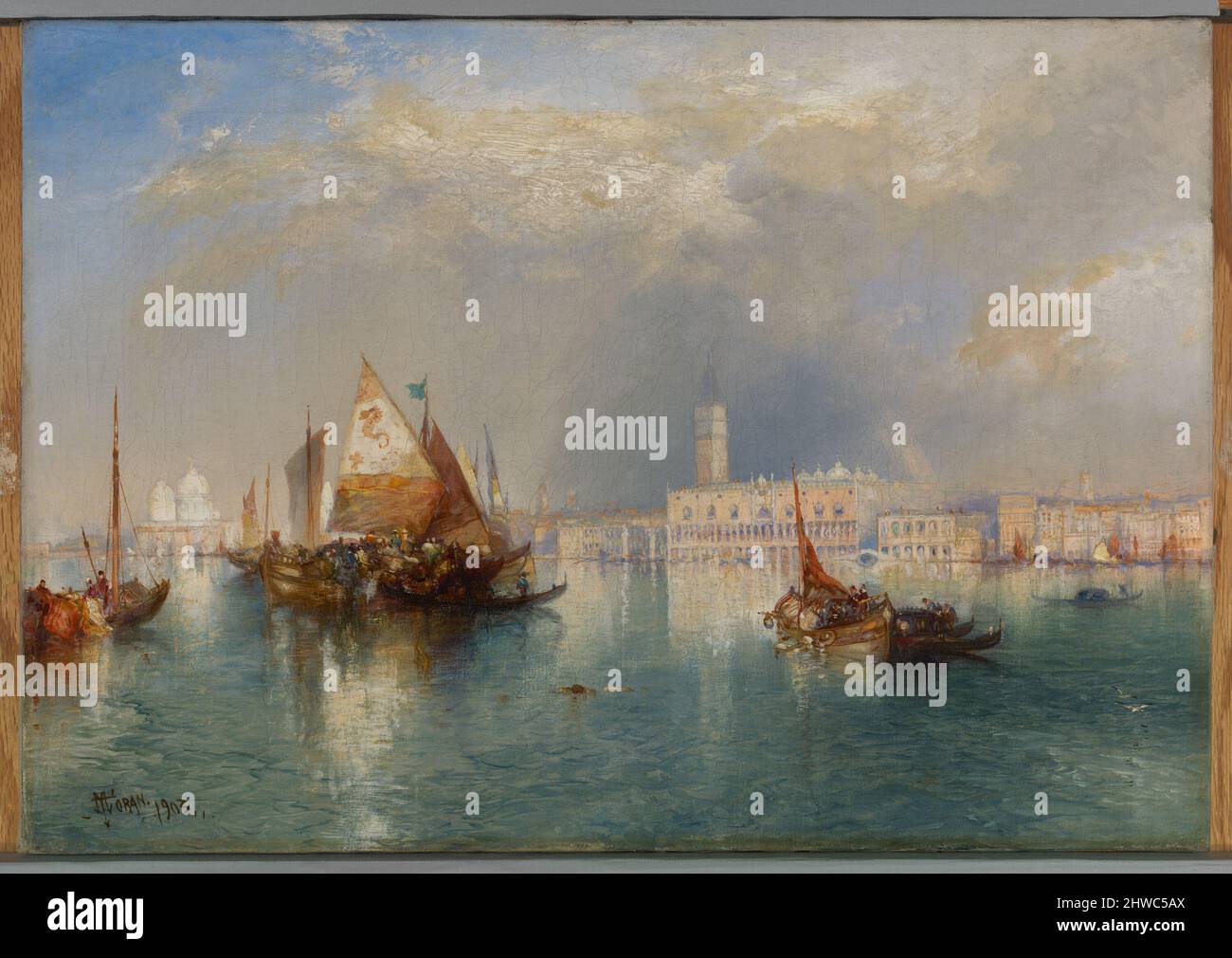 Venedig. Künstler: Thomas Moran, Amerikaner, geboren in England, 1837–1926 Stockfoto