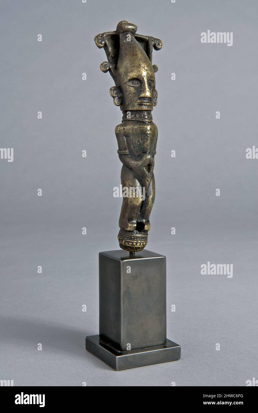 Messergriff (Pisopodong) oder Amulett (Parsimboraan) Stockfoto