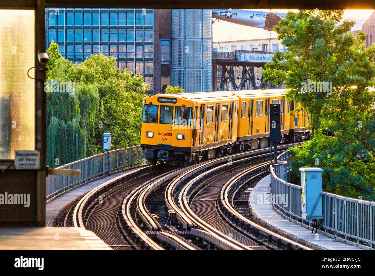 Berliner S-Bahn Möckernbrücke Stockfoto