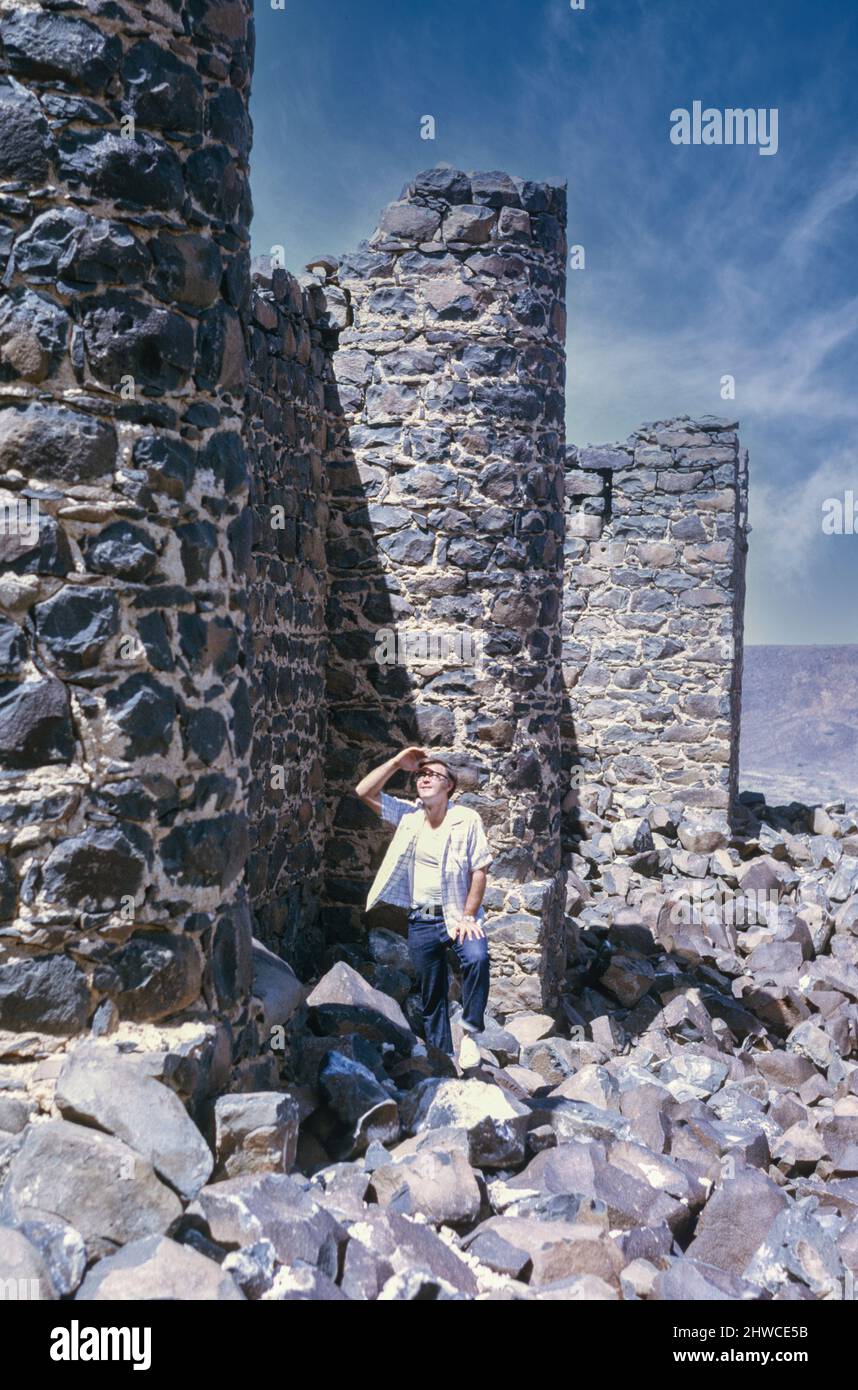 Khulays Fort, Saudi-Arabien. Ruinen des osmanischen türkischen Fort zwischen Jidda und Mekka. Stockfoto