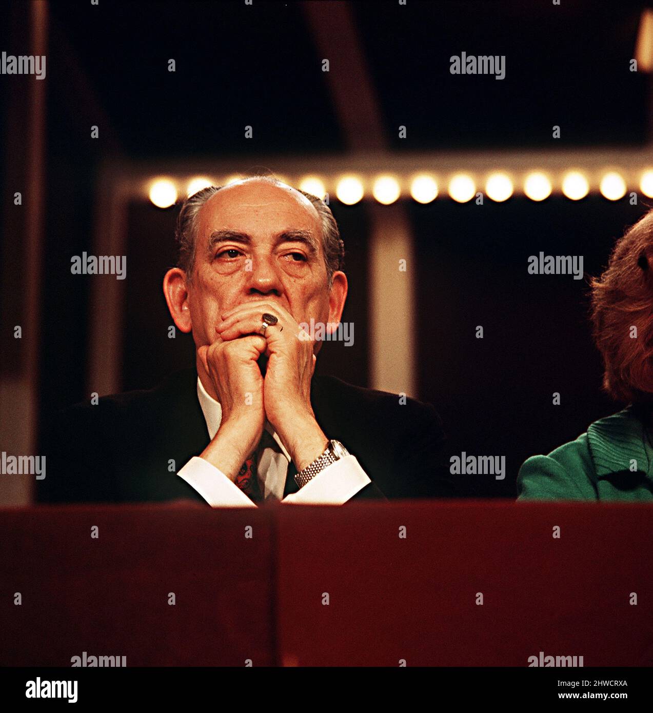 Tom Driberg auf der Parteikonferenz der Labour Party. *** Lokale Bildunterschrift *** Baron Bradwell Stockfoto