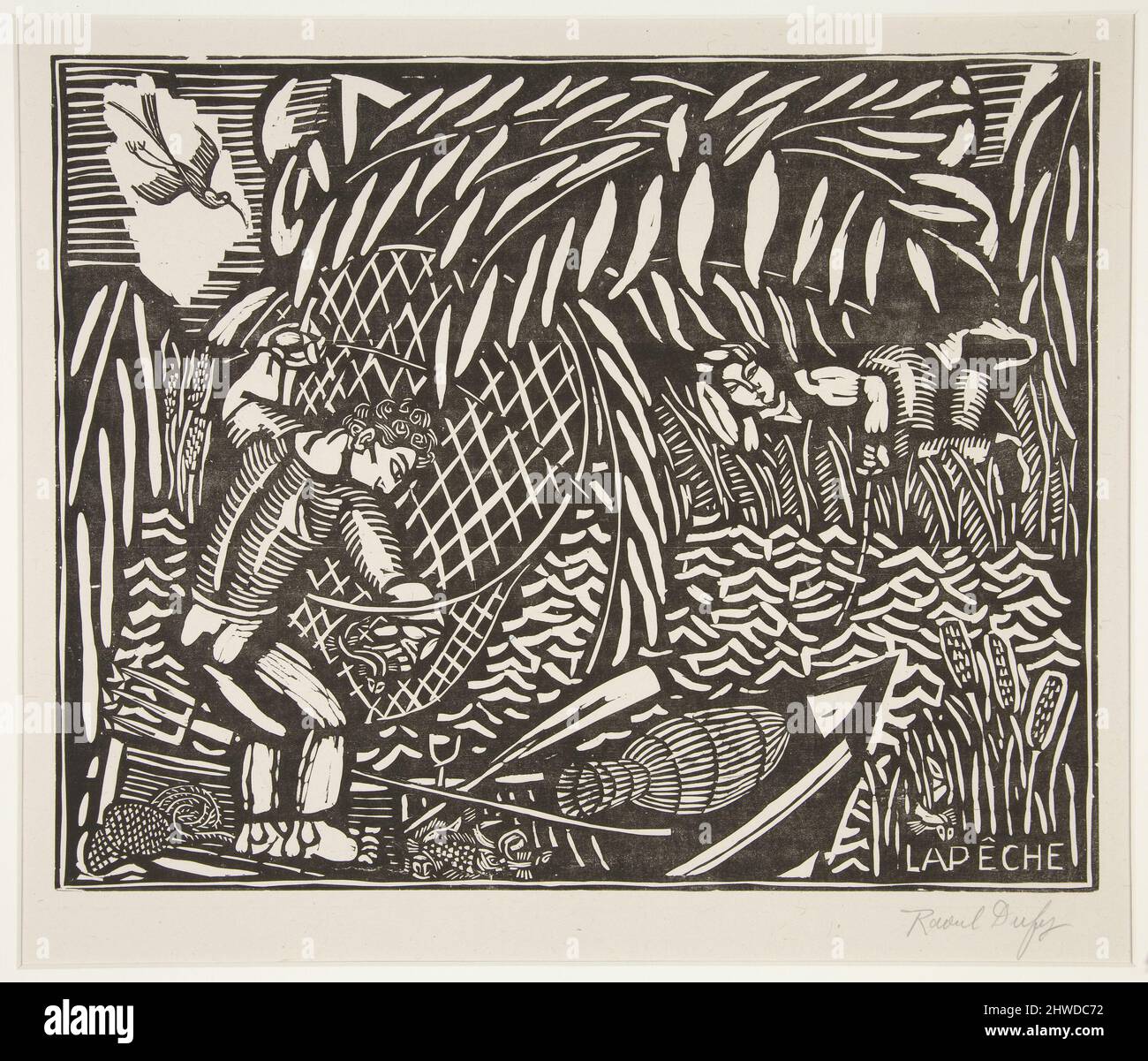 La pêche (Angeln). Künstler: Raoul Dufy, Französisch, 1877–1953 Stockfoto