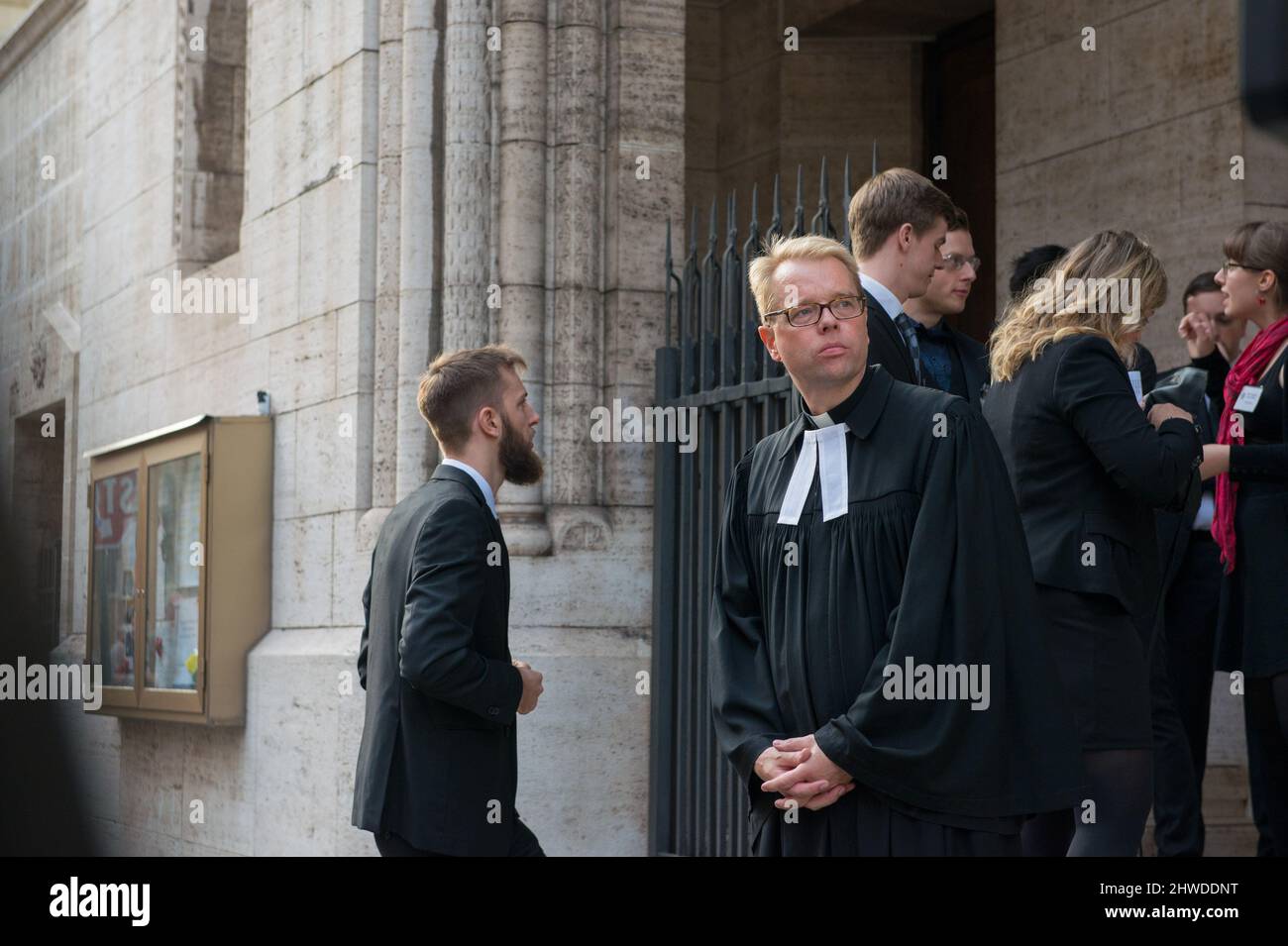 Rom, Italien 15/11/2015: Pfarrer Jans-Martin Kruse, lutherische Kirche in Rom. ©Andrea Sabbadini Stockfoto