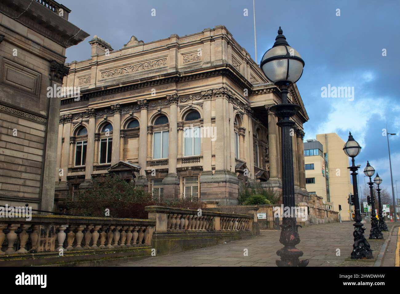 Das Äußere der Walker Art Gallery, Liverpool England Stockfoto