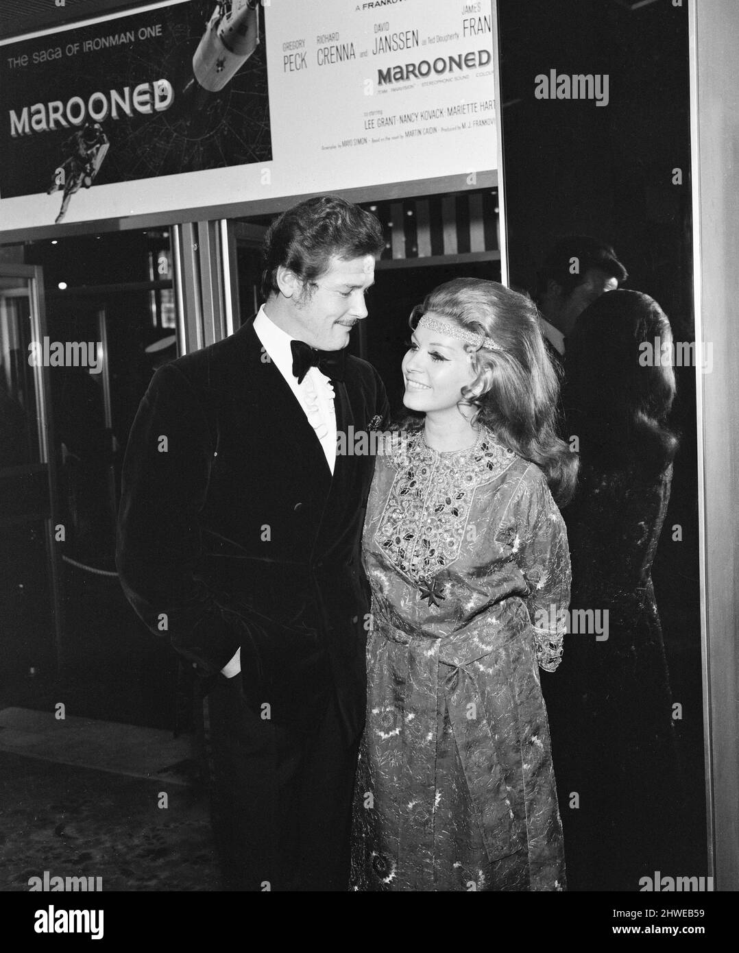 Marooned 1970 Film Premiere, The Odeon, Leicester Square, London ...
