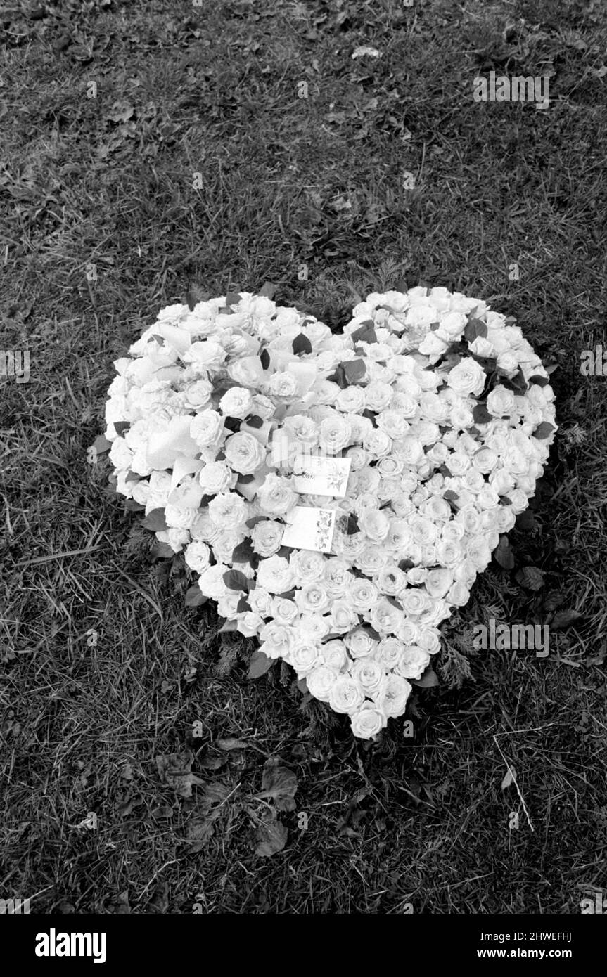 Rolling Stones: Brian Jones Beerdigung Blumenschmuck . 10. Juli 1969 Stockfoto