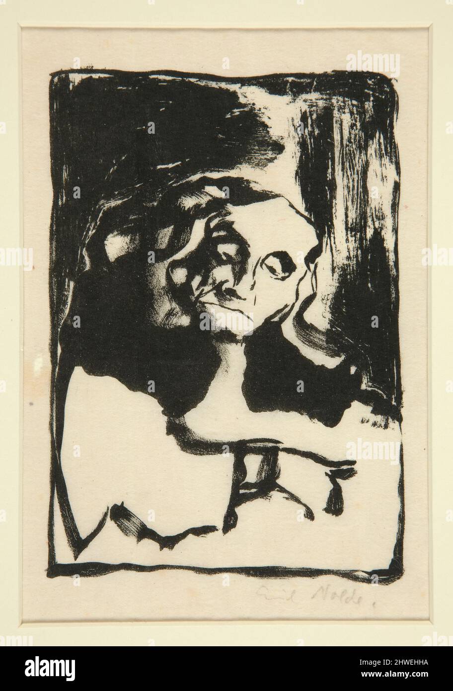 Faust. Künstler: Emil Nolde, Deutsch, 1867–1956 Stockfoto