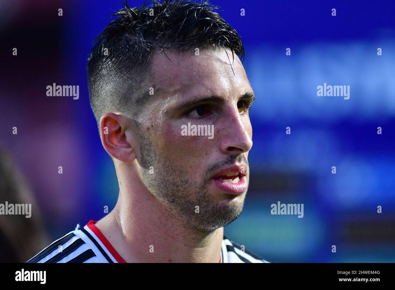 SAO PAULO/SP - 5. MÄRZ: Jonathan Calleri von São Paulo beim Spiel Campeonato Paulista A1 zwischen São Paulo und Corinthians im Stadion Cícero Pompeu de Toledo am 5. März 2022 in Sao Paulo, Brasilien. (Foto von Leandro Bernardes/Pximages) Stockfoto