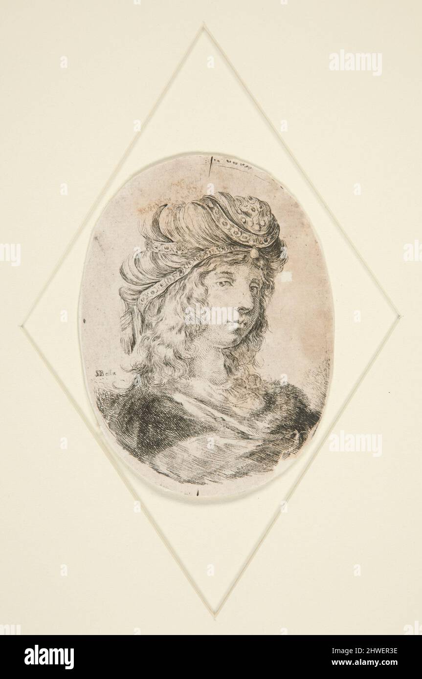 Leiter einer Sultana. Künstler: Stefano Della Bella, Italienisch, 1610–1664 Stockfoto