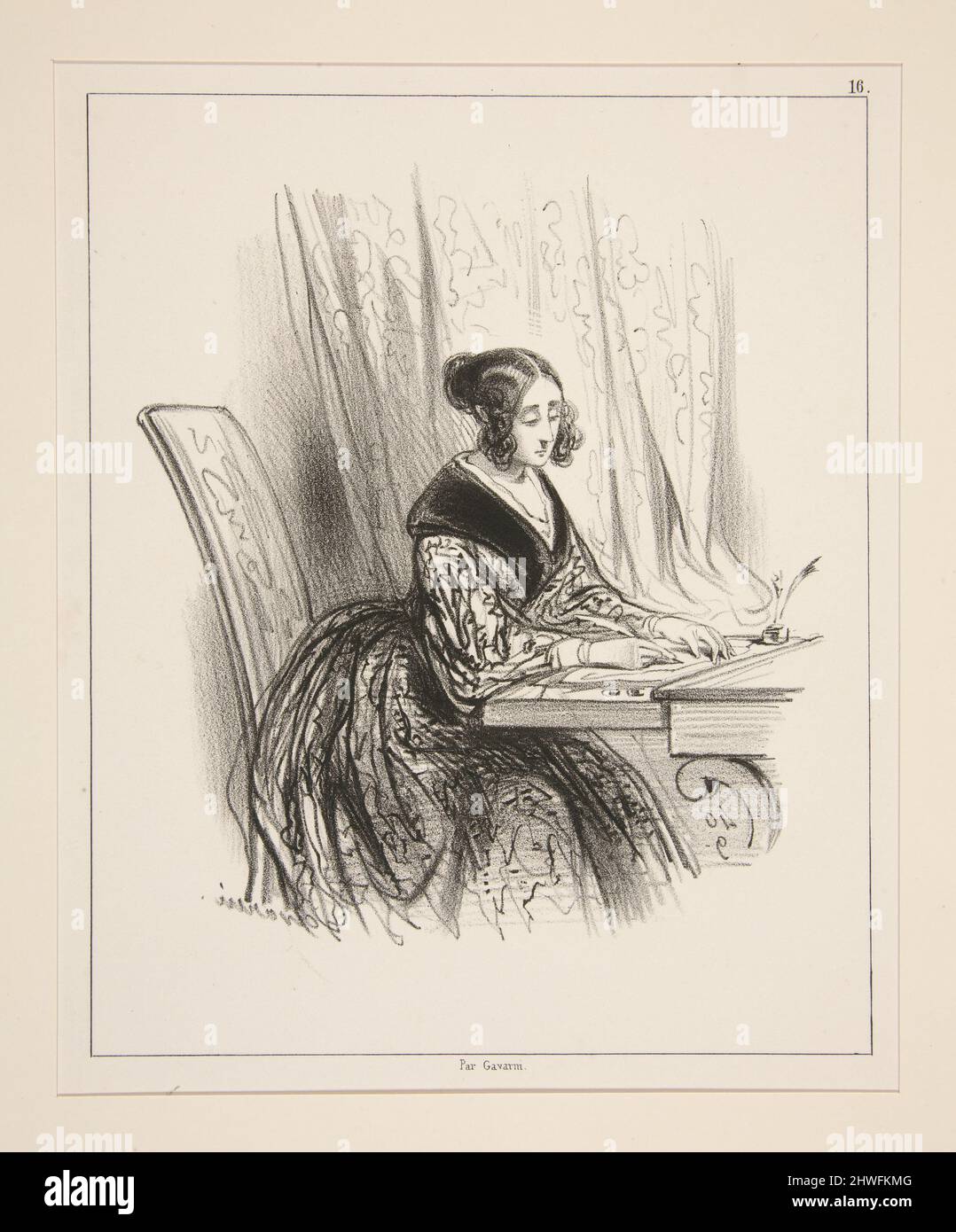 Abdankung... Künstler: Paul Gavarni, Französisch, 1804–1866 Stockfoto