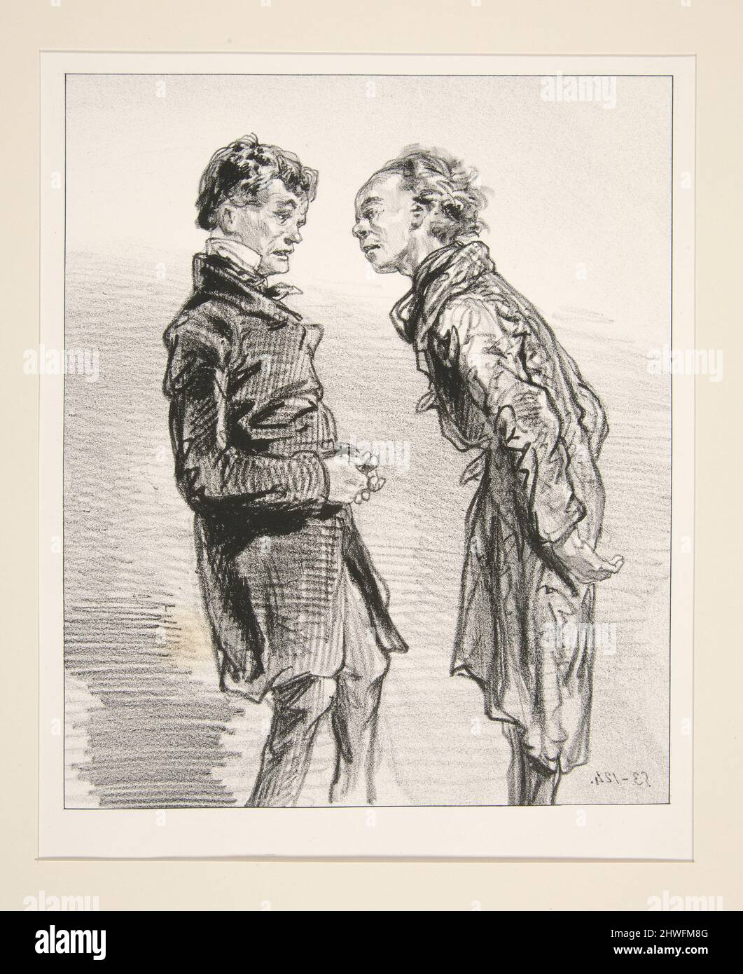 Vous n’avez jamais rien fait pour la Hongrie!. Künstler: Paul Gavarni, Französisch, 1804–1866 Stockfoto Vous n’avez jamais rien fait pour la Hongrie!. Künstler: Paul Gavarni, Französisch, 1804–1866 Stockfoto
