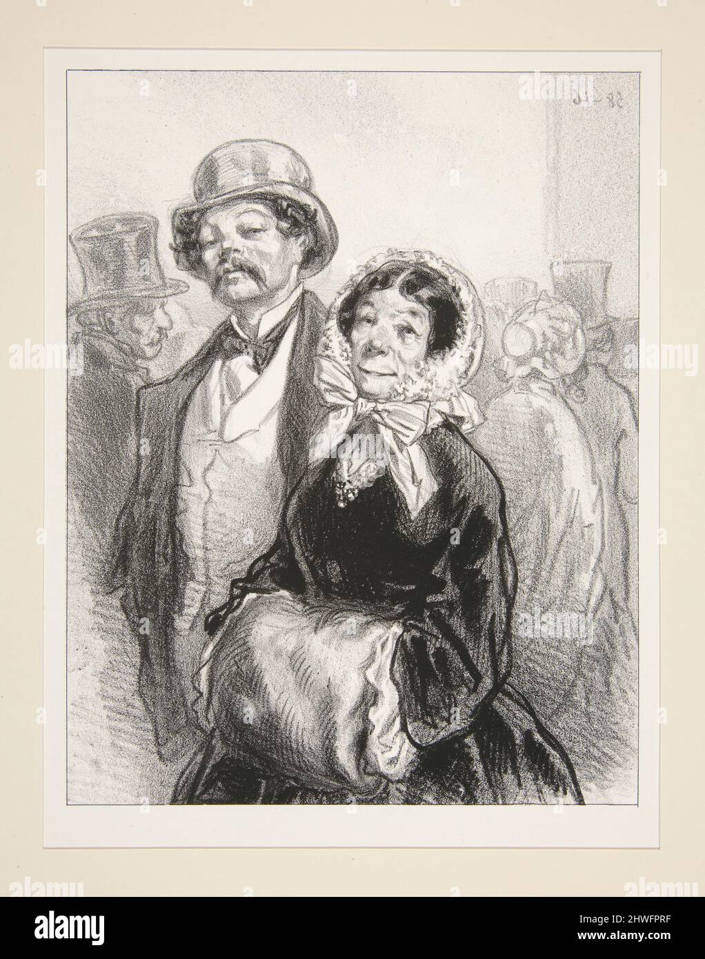 Jolie Tour... Künstler: Paul Gavarni, Französisch, 1804–1866 Stockfoto