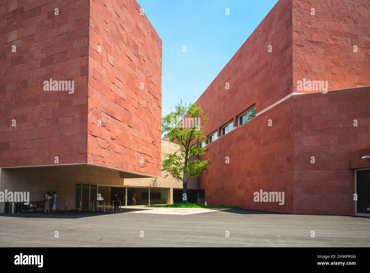 28. Juli 2018: Das 2011 gegründete China Design Museum ist ein modernes Museum mit dem Bauhaus-Institut als Grundlage und erstreckt sich über eine Fläche von 16800 Quadratmetern Stockfoto