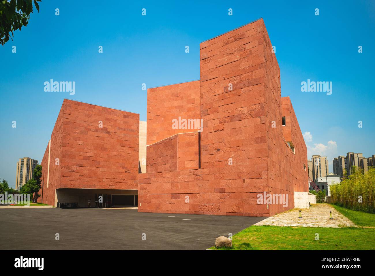 28. Juli 2018: Das 2011 gegründete China Design Museum ist ein modernes Museum mit dem Bauhaus-Institut als Grundlage und erstreckt sich über eine Fläche von 16800 Quadratmetern Stockfoto