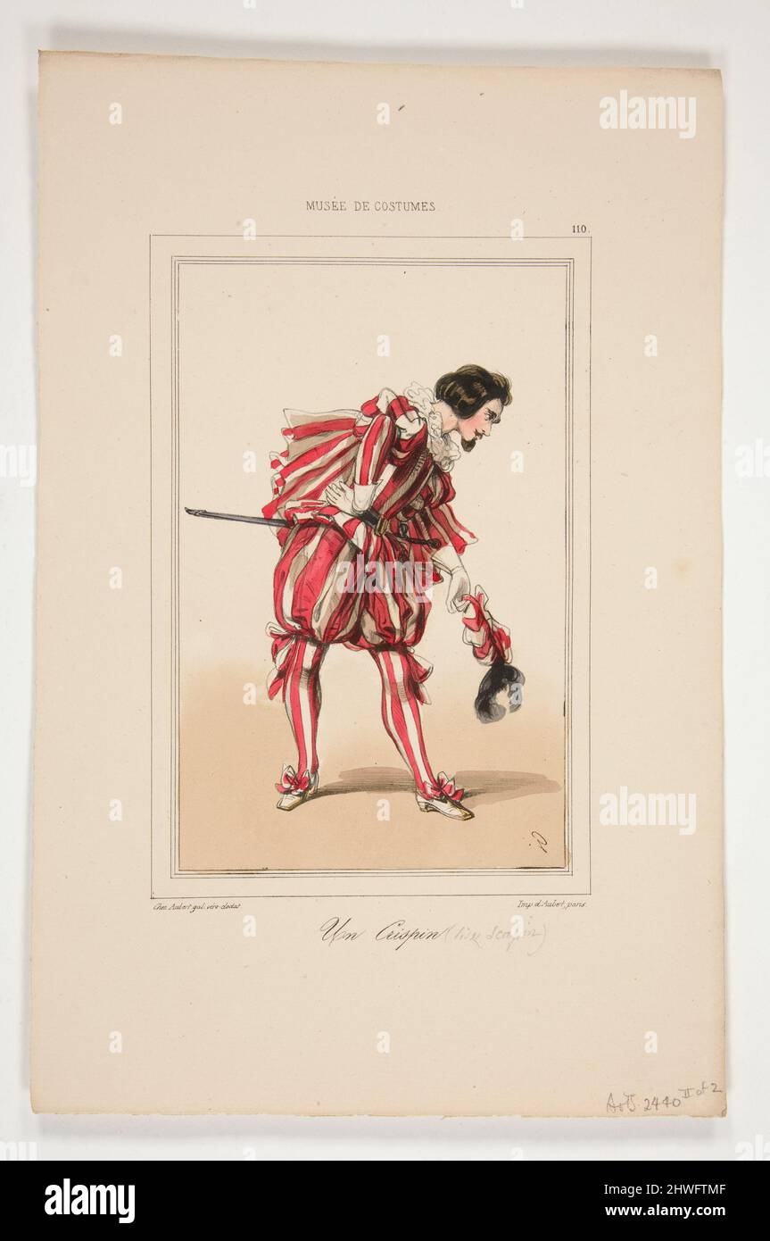 UN CRISPIN... Künstler: Paul Gavarni, Französisch, 1804–1866 Stockfoto