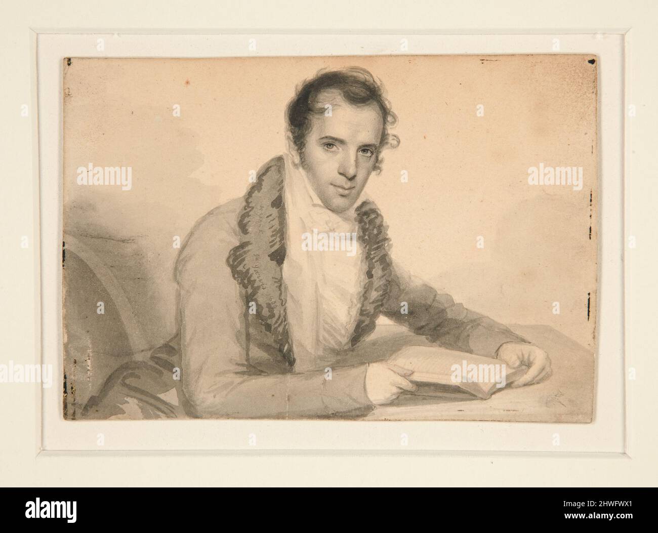 Washington Irving. Künstler: John Wesley Jarvis, Amerikaner, geboren in England, 1780–1840 Stockfoto