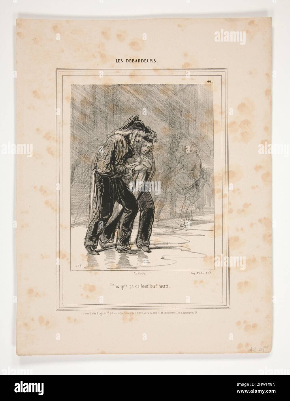 P’US que sa de Bouillon! Merci…. Künstler: Paul Gavarni, Französisch, 1804–1866 Stockfoto P’US que sa de Bouillon! Merci…. Künstler: Paul Gavarni, Französisch, 1804–1866 Stockfoto