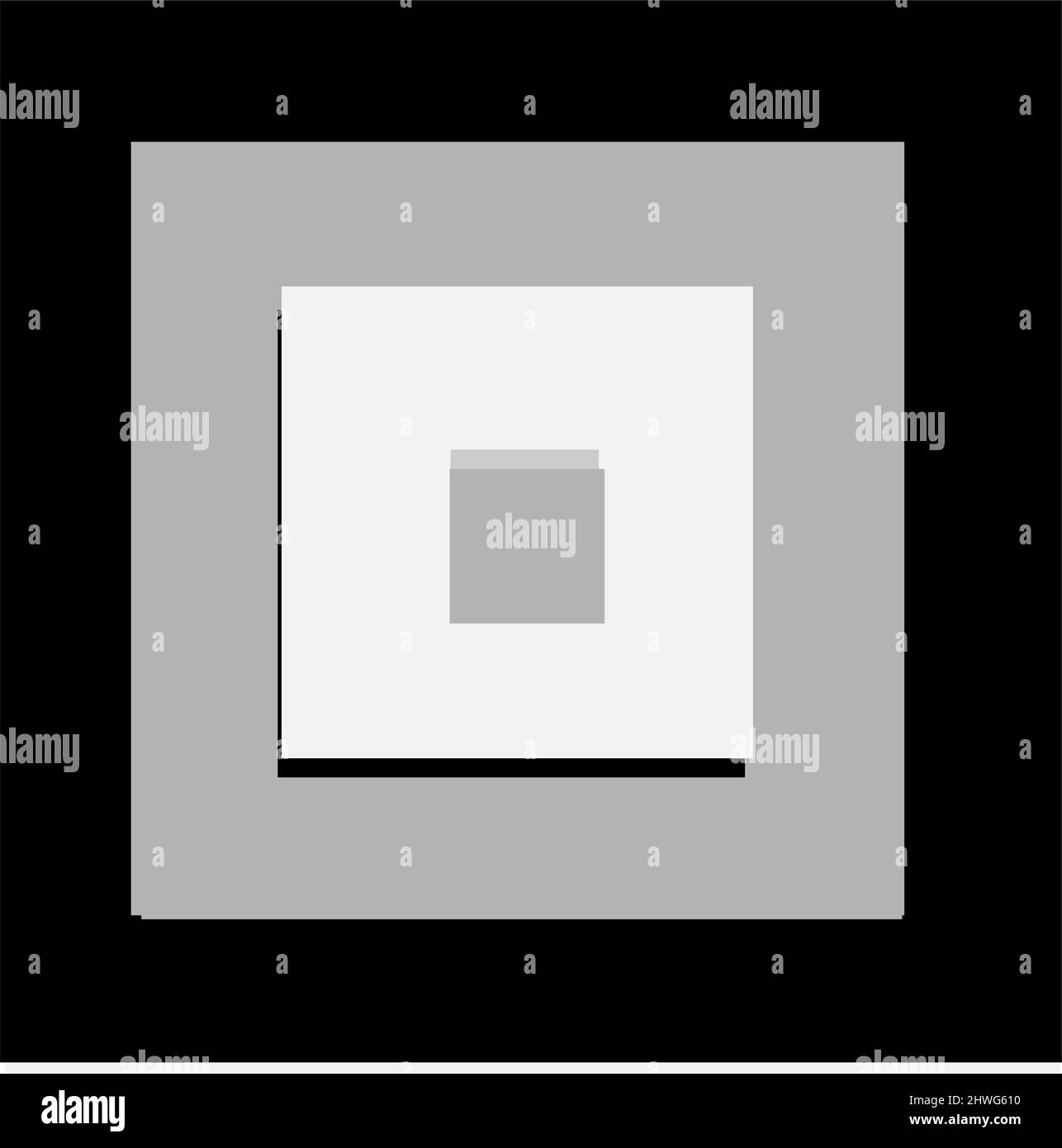 Überlappende zufällige Quadrate abstrakte Graustufen geometrische Vektor Illustration - Stock Vektor Illustration, Clip-Art Grafiken Stock Vektor