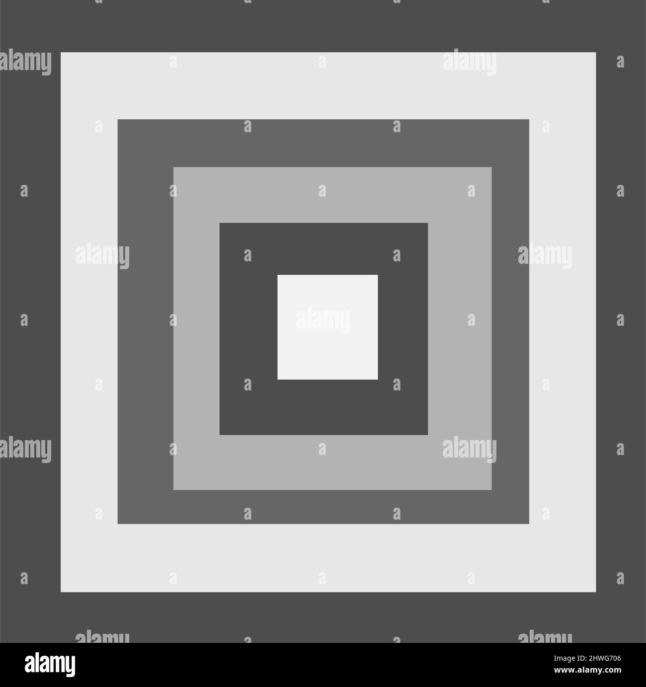 Überlappende zufällige Quadrate abstrakte Graustufen geometrische Vektor Illustration - Stock Vektor Illustration, Clip-Art Grafiken Stock Vektor