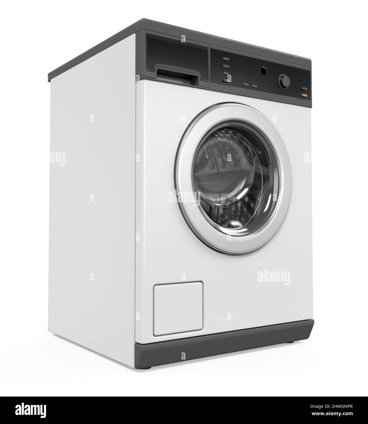Waschmaschine isoliert Stockfoto