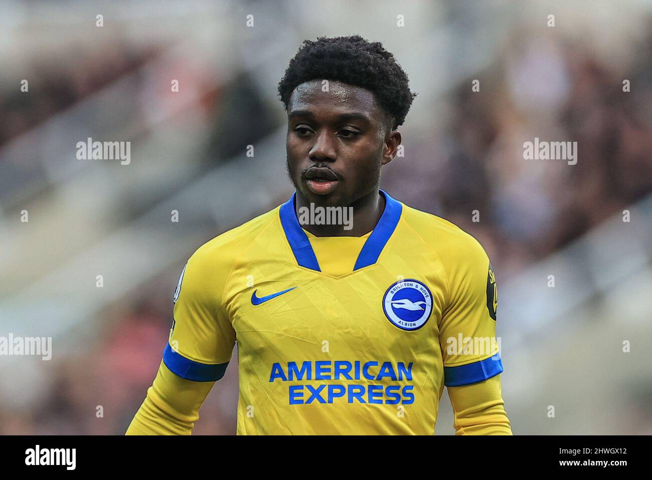 Tariq Lamptey #2 von Brighton & Hove Albion während des Spiels Stockfoto