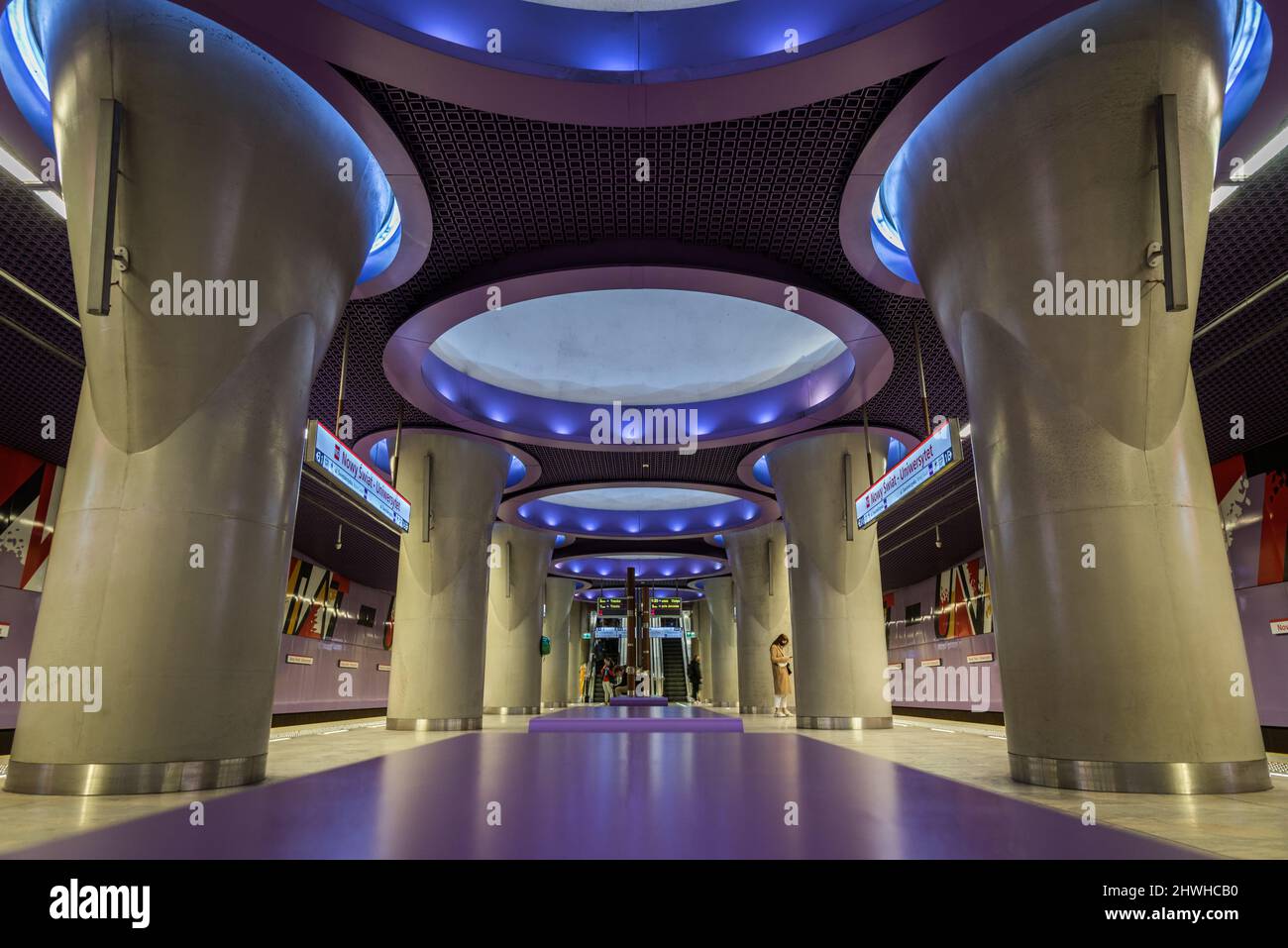 Warschauer Unterboden Stockfoto