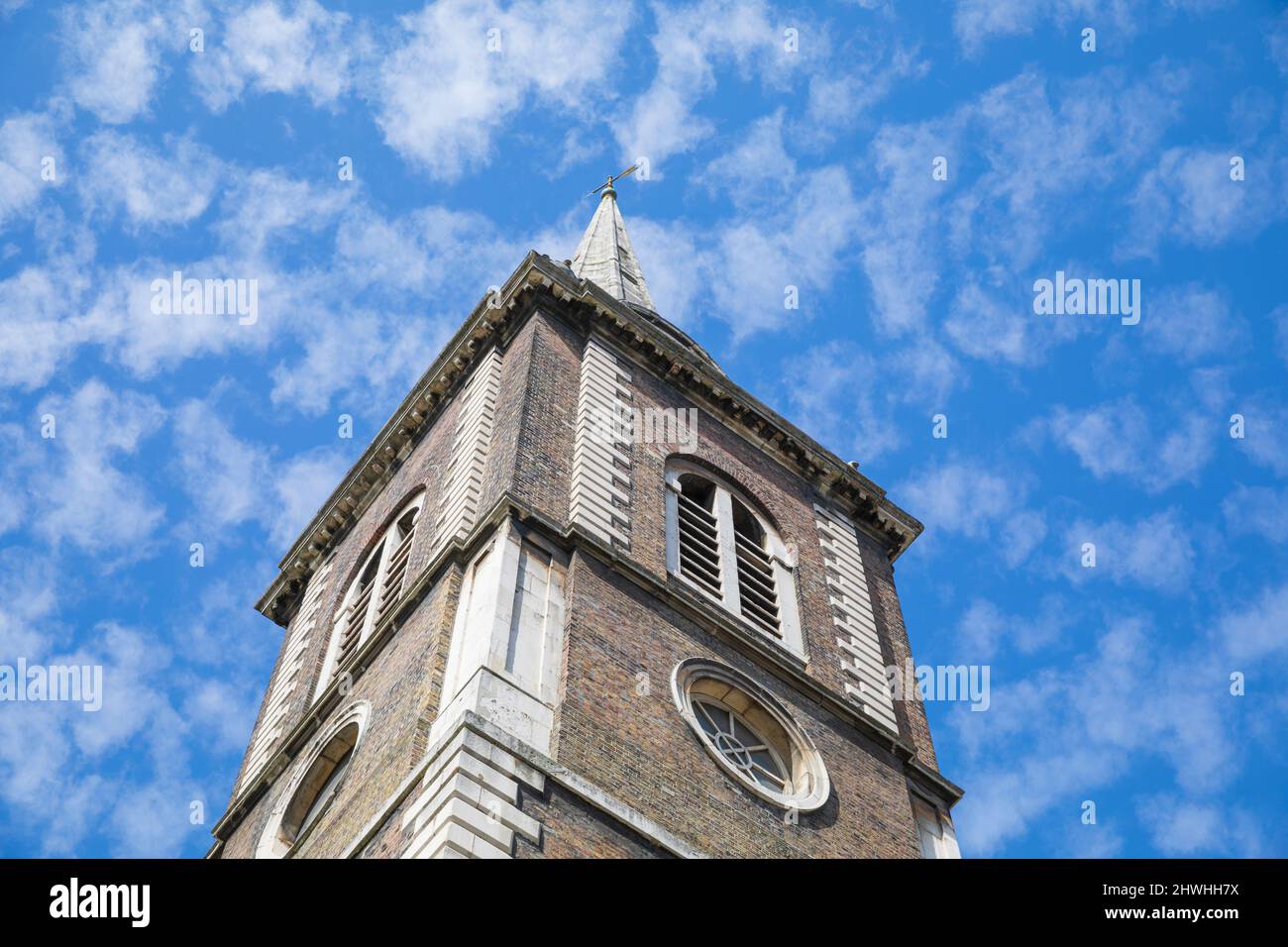 St Botolph Without Aldgate and Holy Trinity Minories (Detail), London, England. Stockfoto