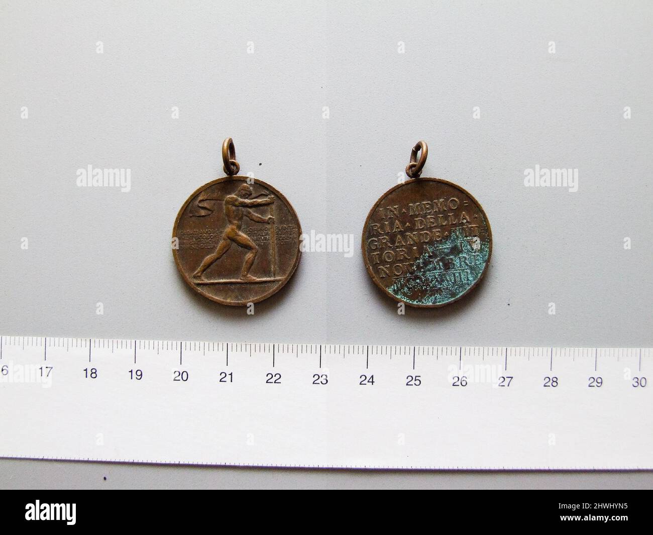 Medaille der Grande Vittoria, 4. November 1918. Künstler: Unbekannt Stockfoto