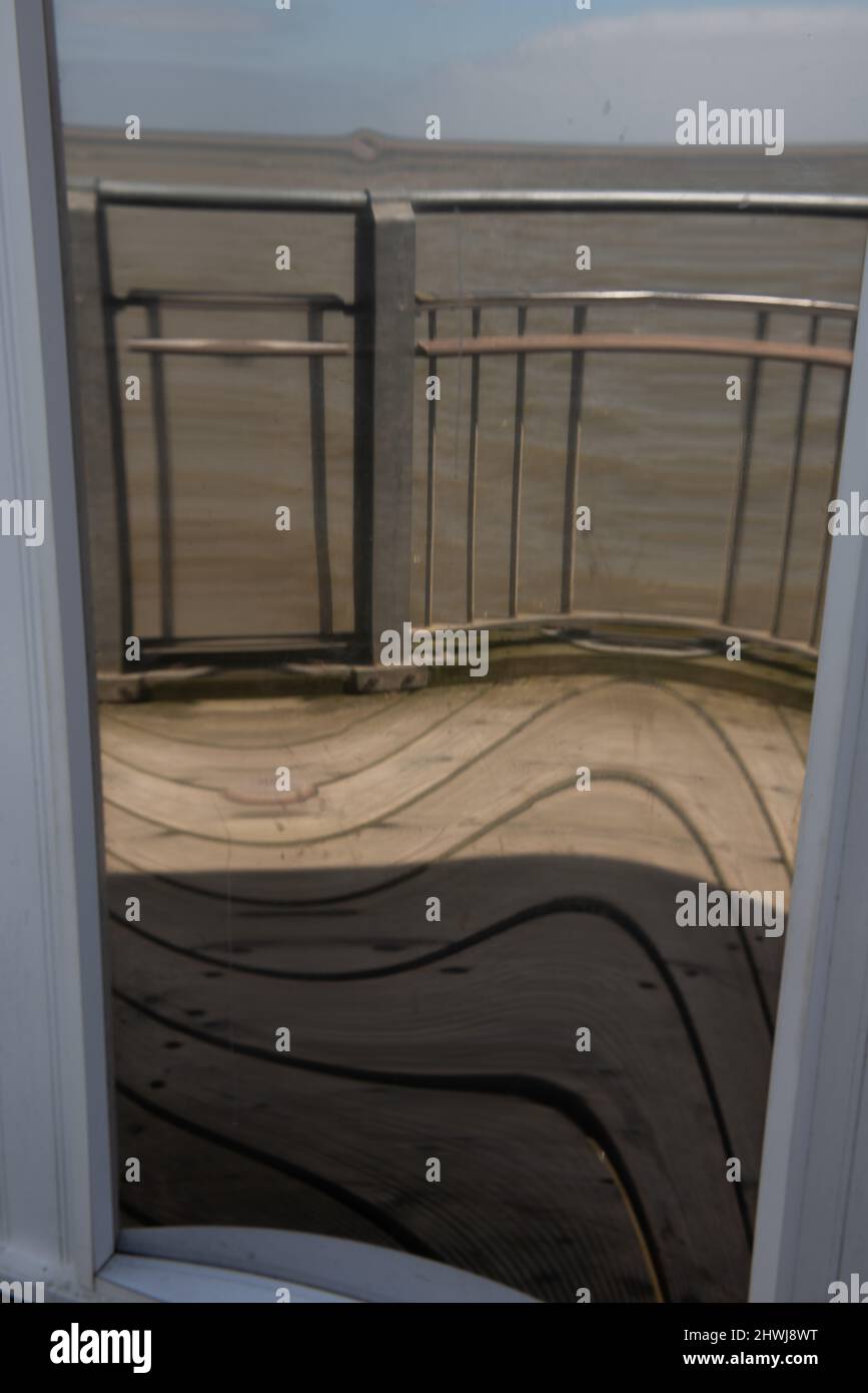 Witziger Spiegel Stockfoto